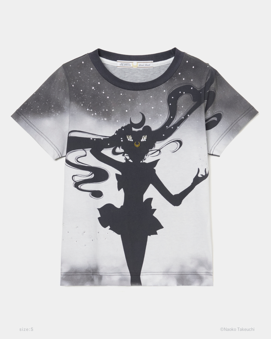 Sailor Moon silhouette bijou T-shirt【Delivery in July 2026】