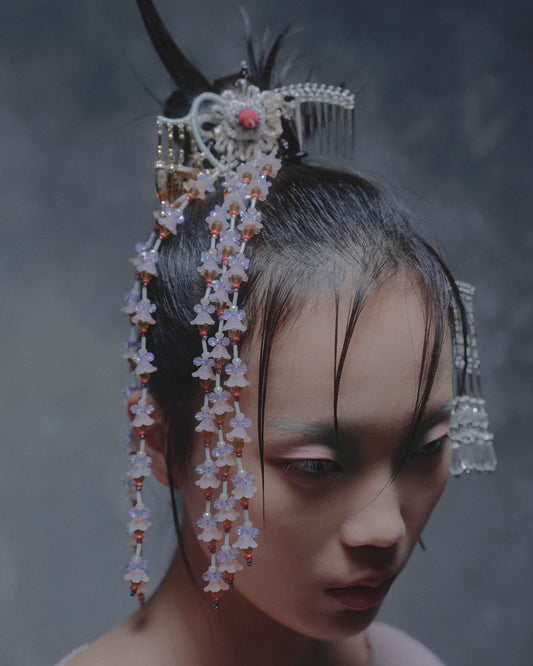 droped flower KANZASHI【Delivery in July 2024】