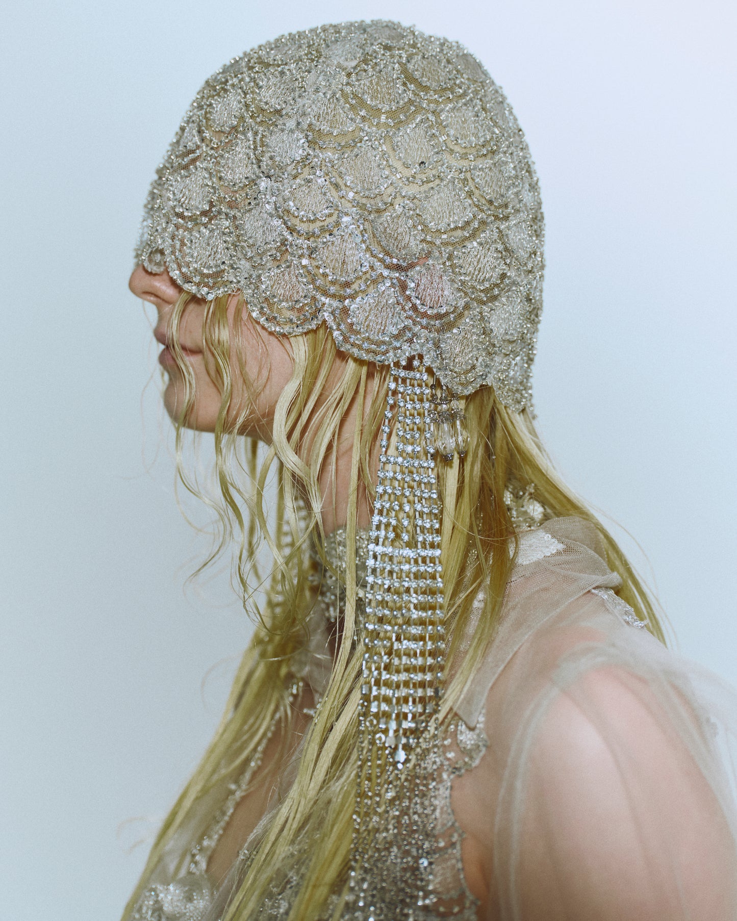 mermaid scale head piece【Delivery in August 2025】