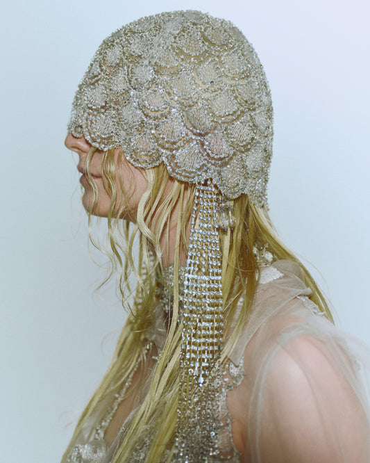 mermaid scale head piece【Delivery in November 2025】