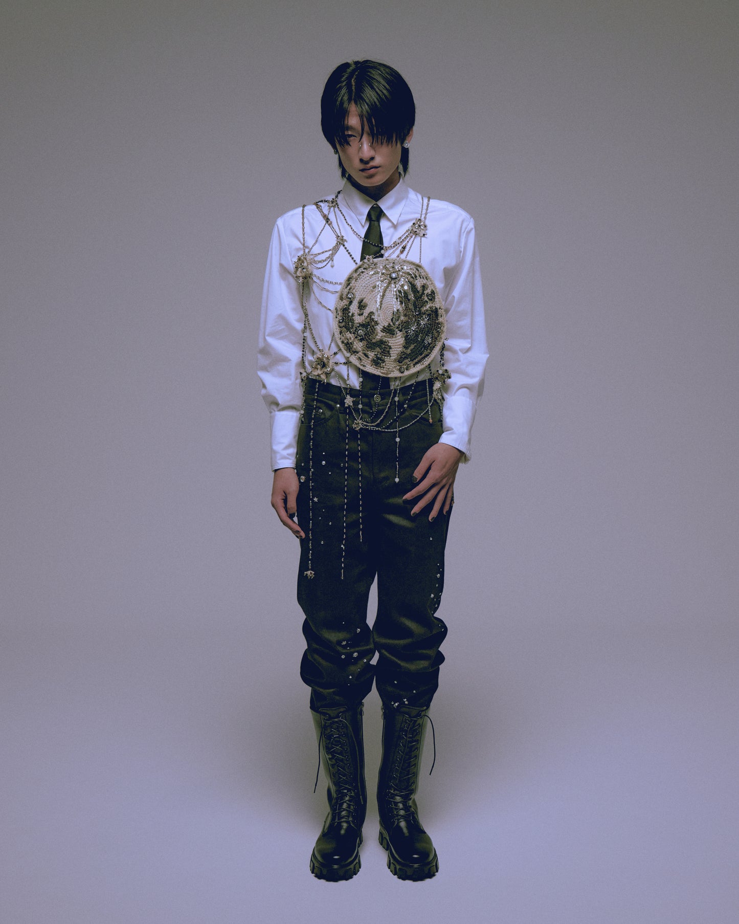 stary sky beeds vest【One of a kind】