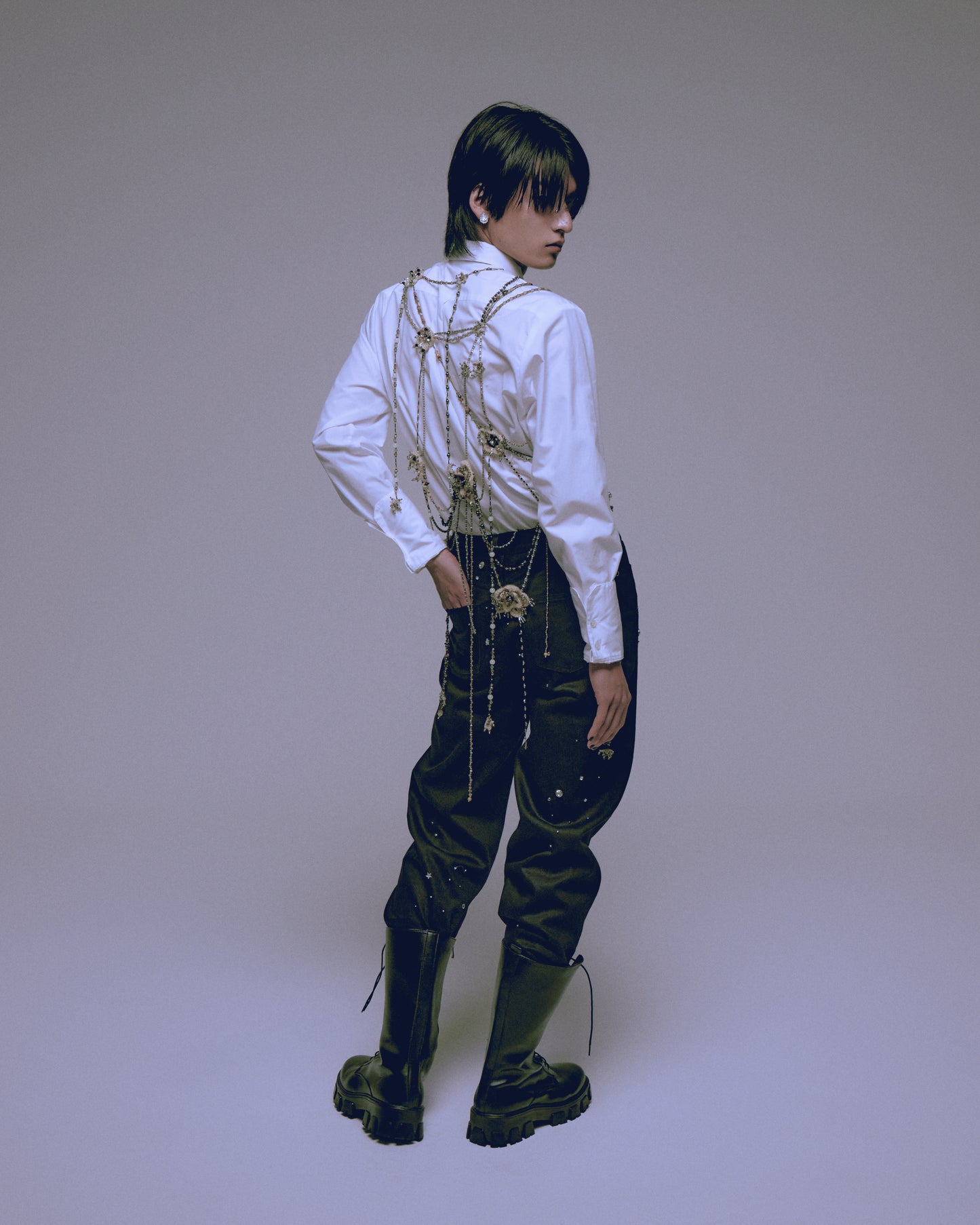 stary sky beeds vest【One of a kind】