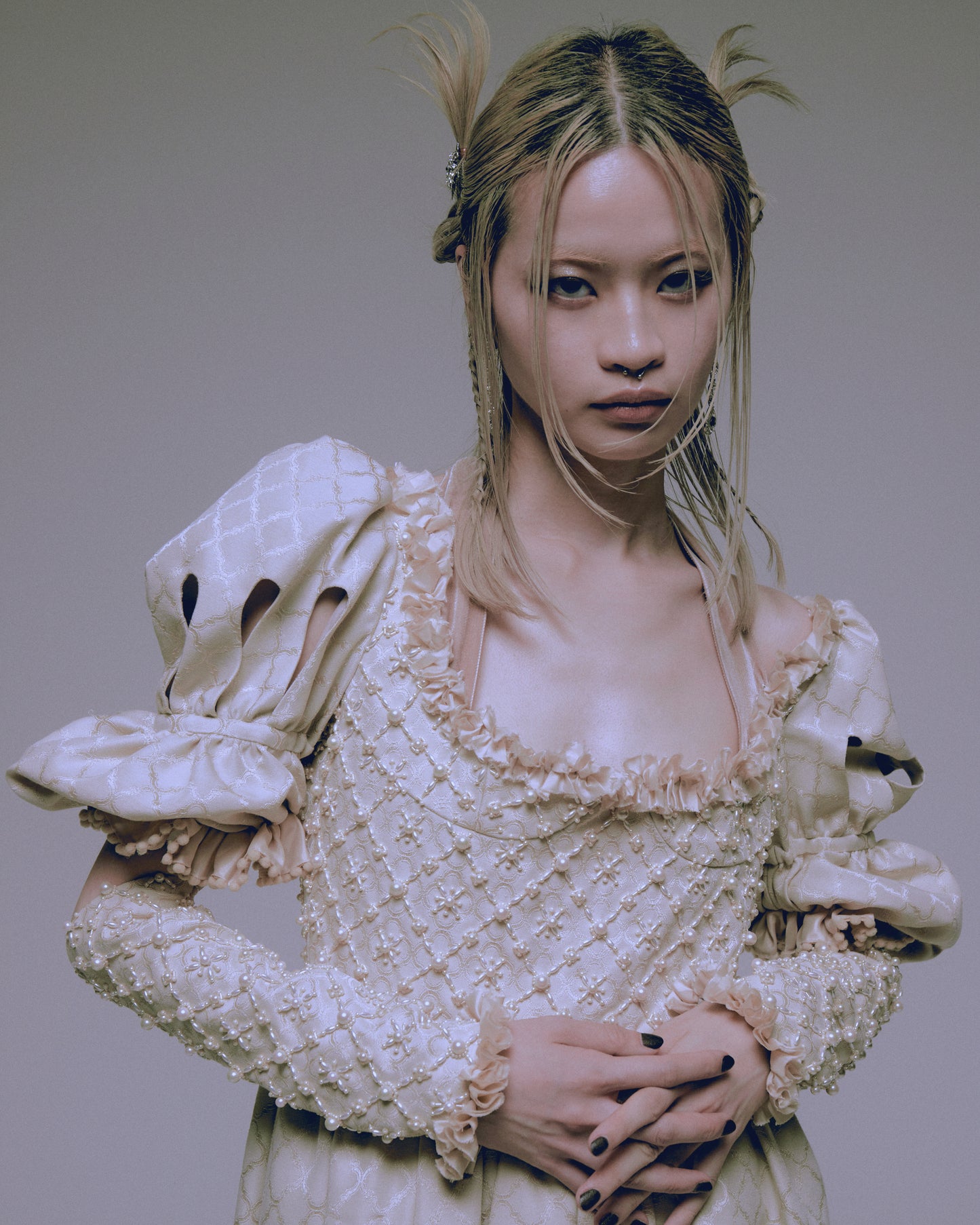 Morroccan patern pearl arm cover【Delivery in April 2024】