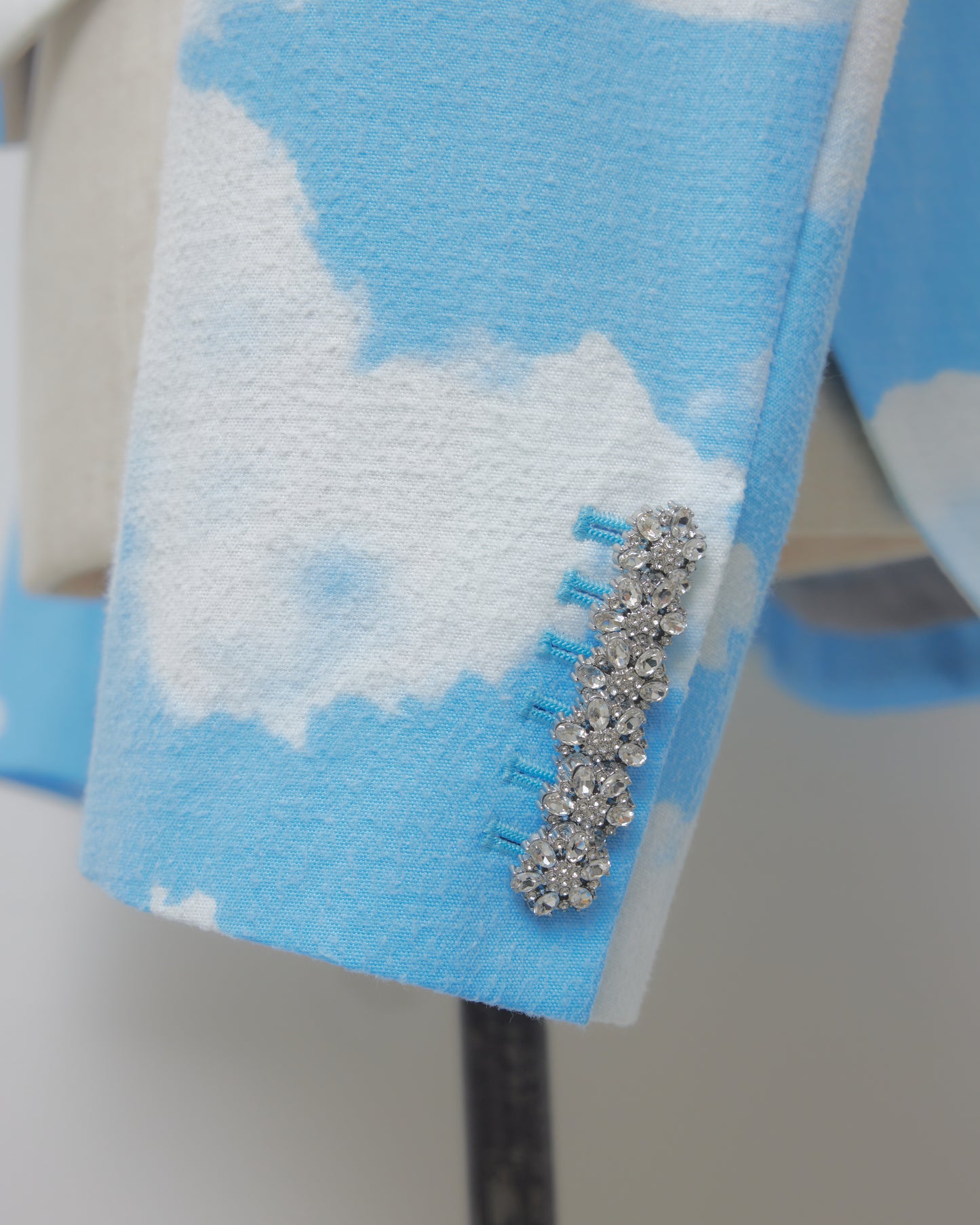 Sky print bijou baloon jacket【Delivery in February 2027】