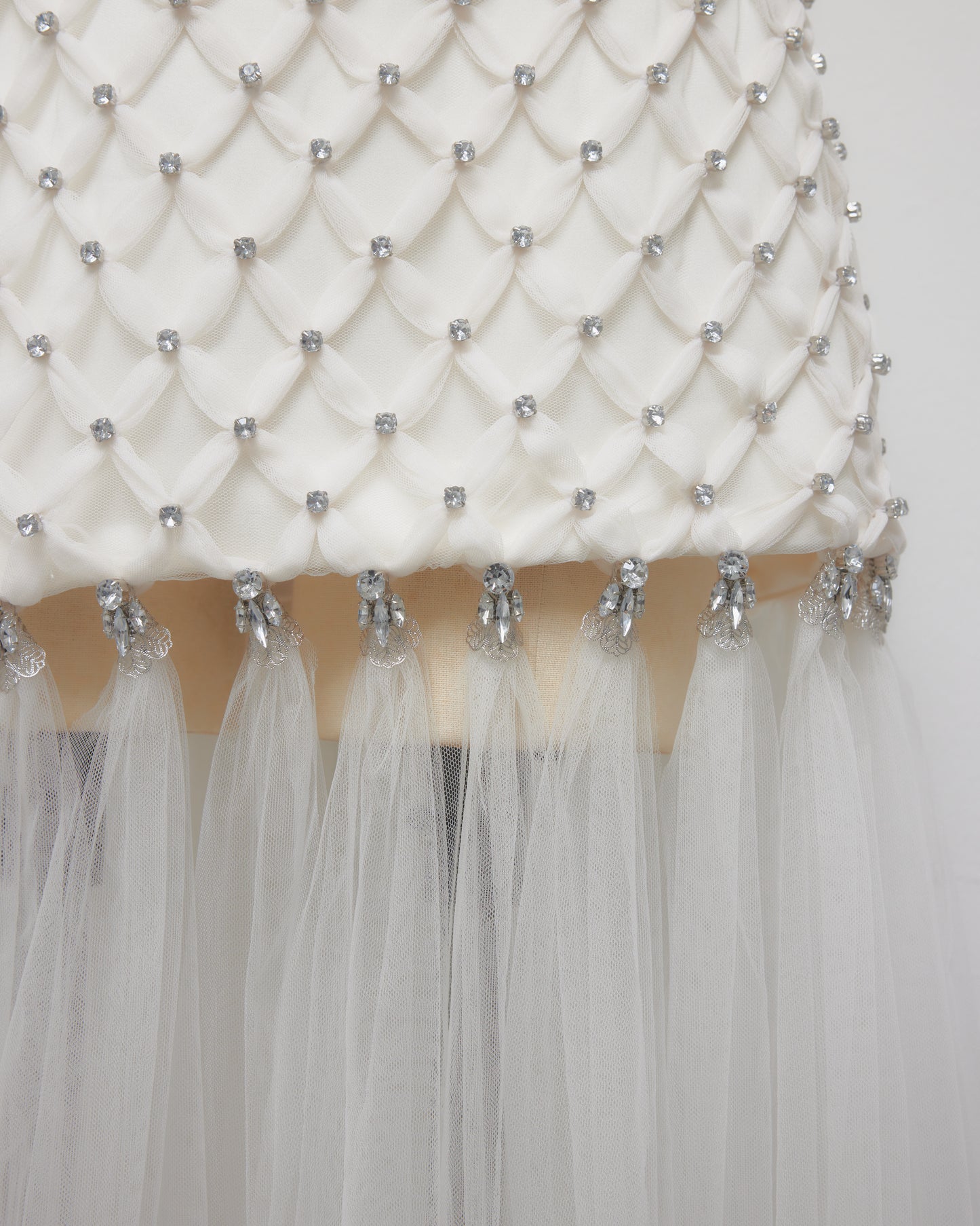 bijou cross tulle skirt【Delivery in March 2027】