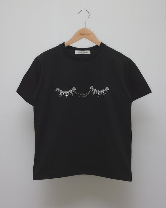 bijou bra tops Black【Delivery in March 2027】