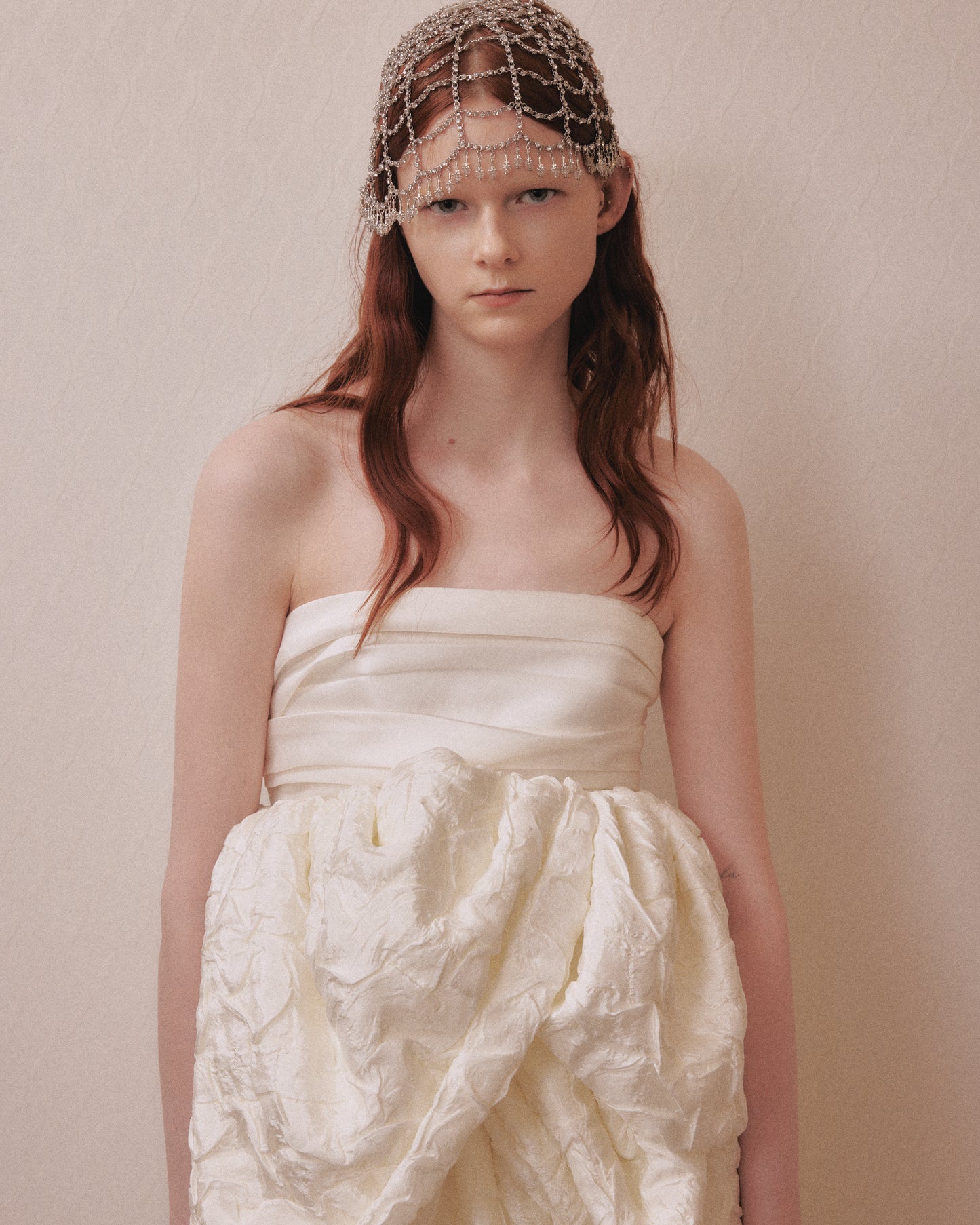 cloud dress White【Delivery in March 2027】