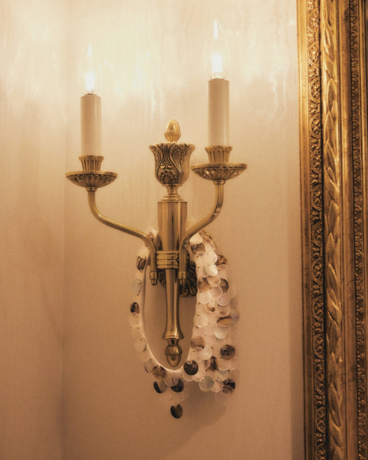 mosaic shell collar【Delivery in March 2026】