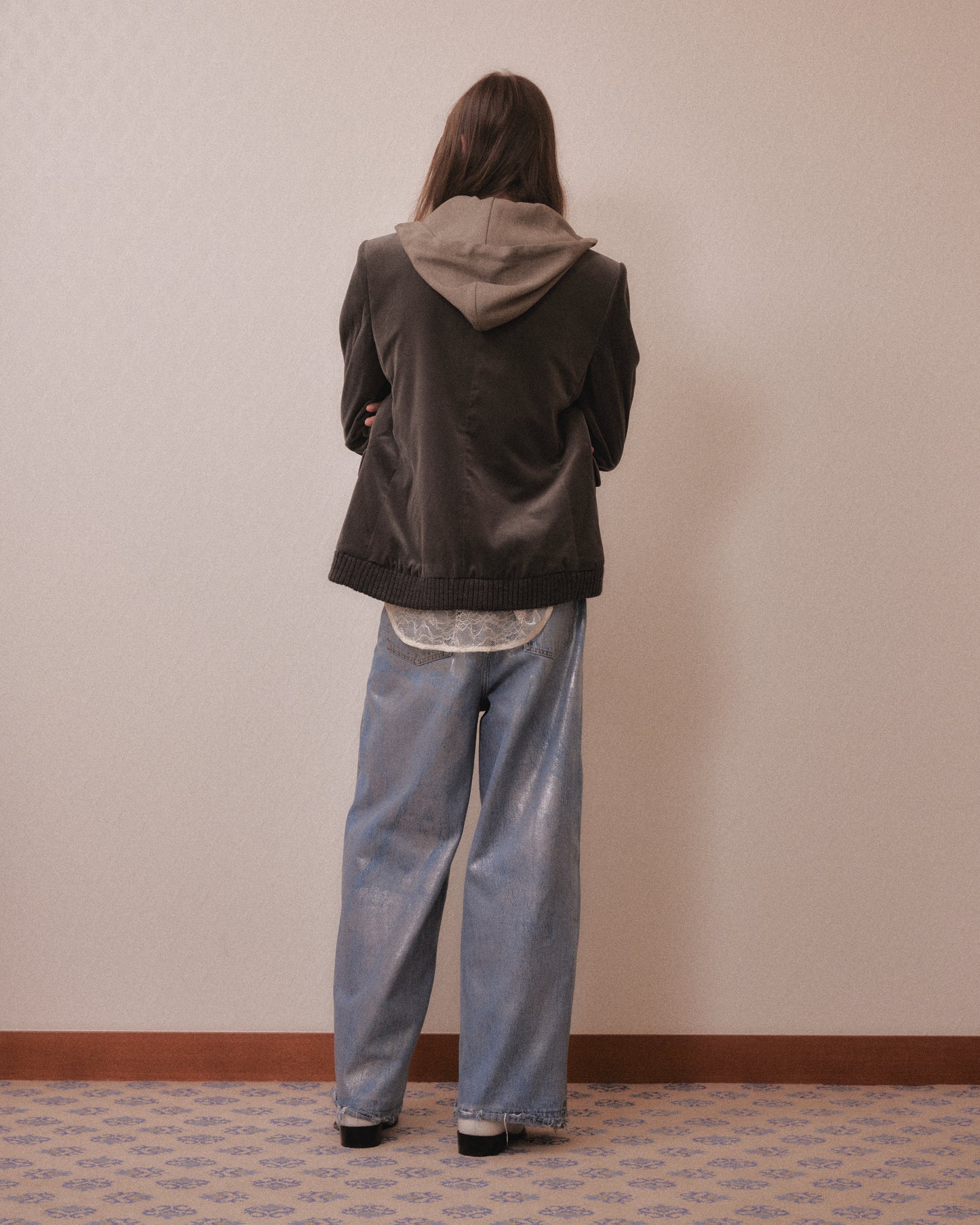 Double layer velvet jacket One color【Delivery in January 2027】