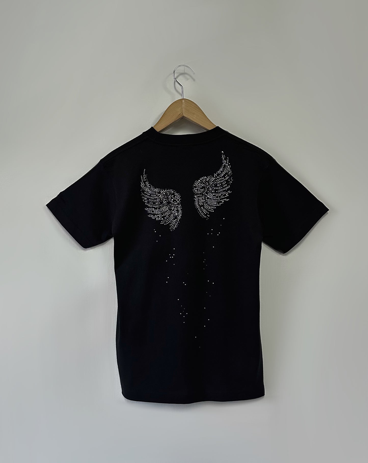 melt wing T-shirt Black 【Delivery in August 2025】