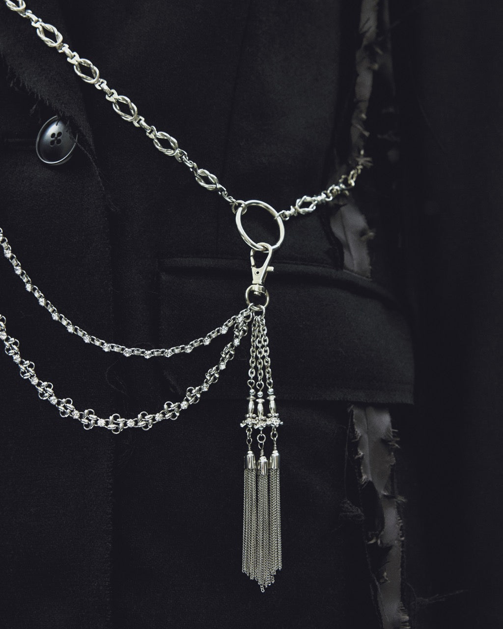 bijou chain 2way phone strap【Delivery in October 2025】
