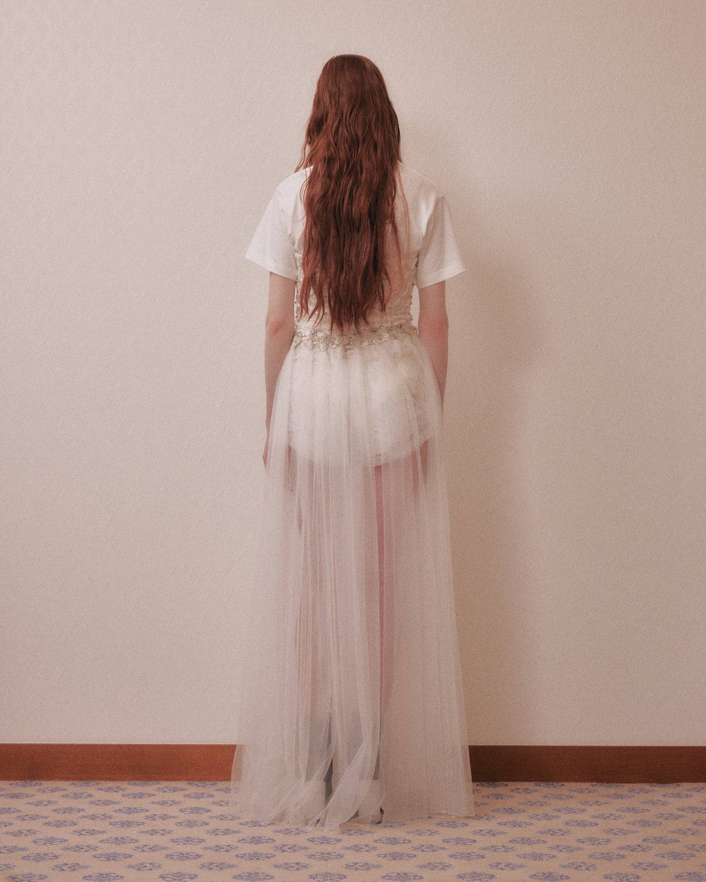 Spangle baloonT-shirt White【Delivery in March 2027】
