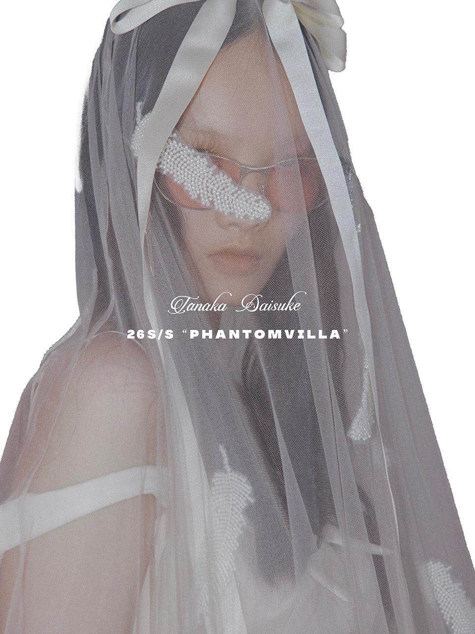 feather beads tulle veil【Delivery in March 2026】