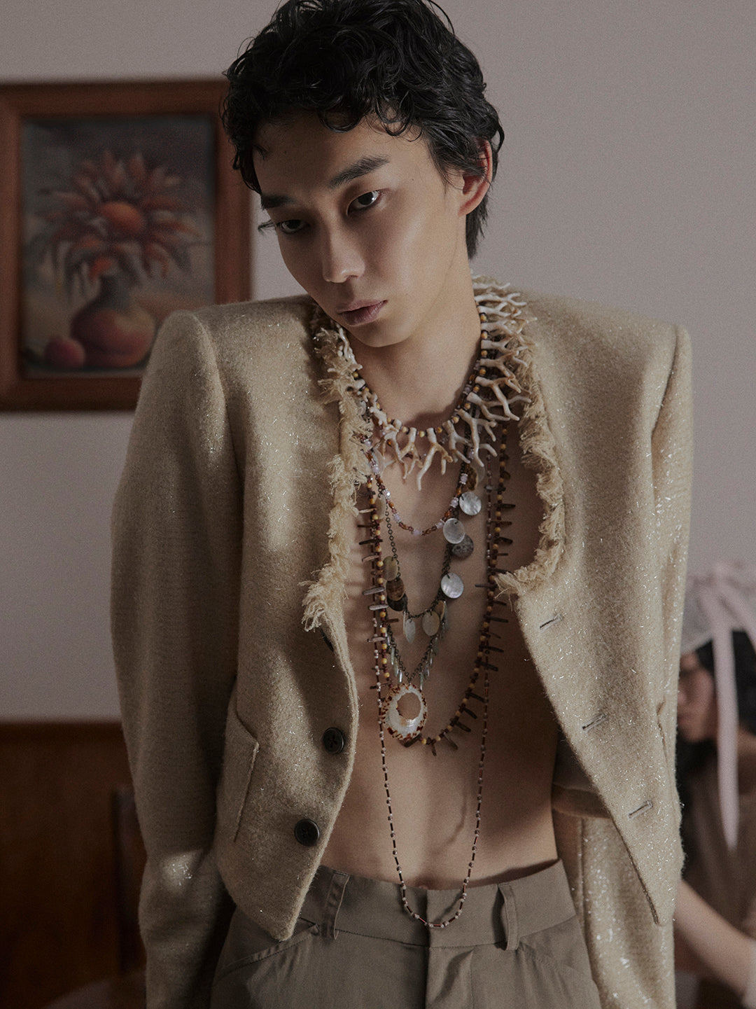 sunny season white necklace【Delivery in March 2026】