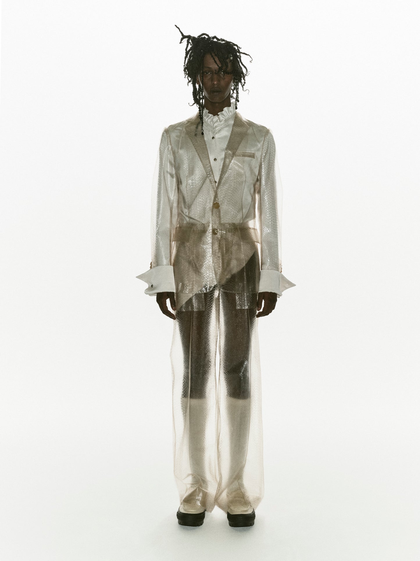 Asymmetry drawstring shirt【Delivery in August 2025】