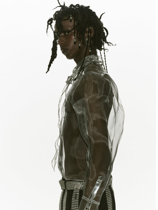 【Art piece】stainless mesh shirt【Delivery in October 2025】