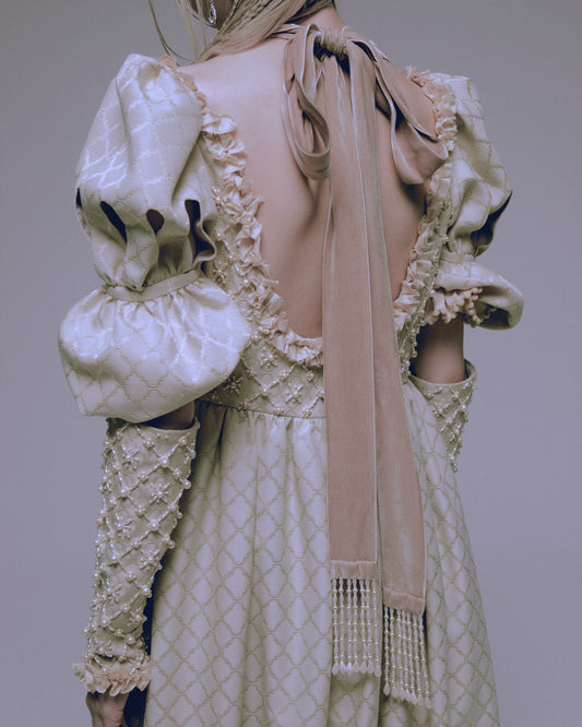 Morroccan patern pearl arm cover【Delivery in April 2024】