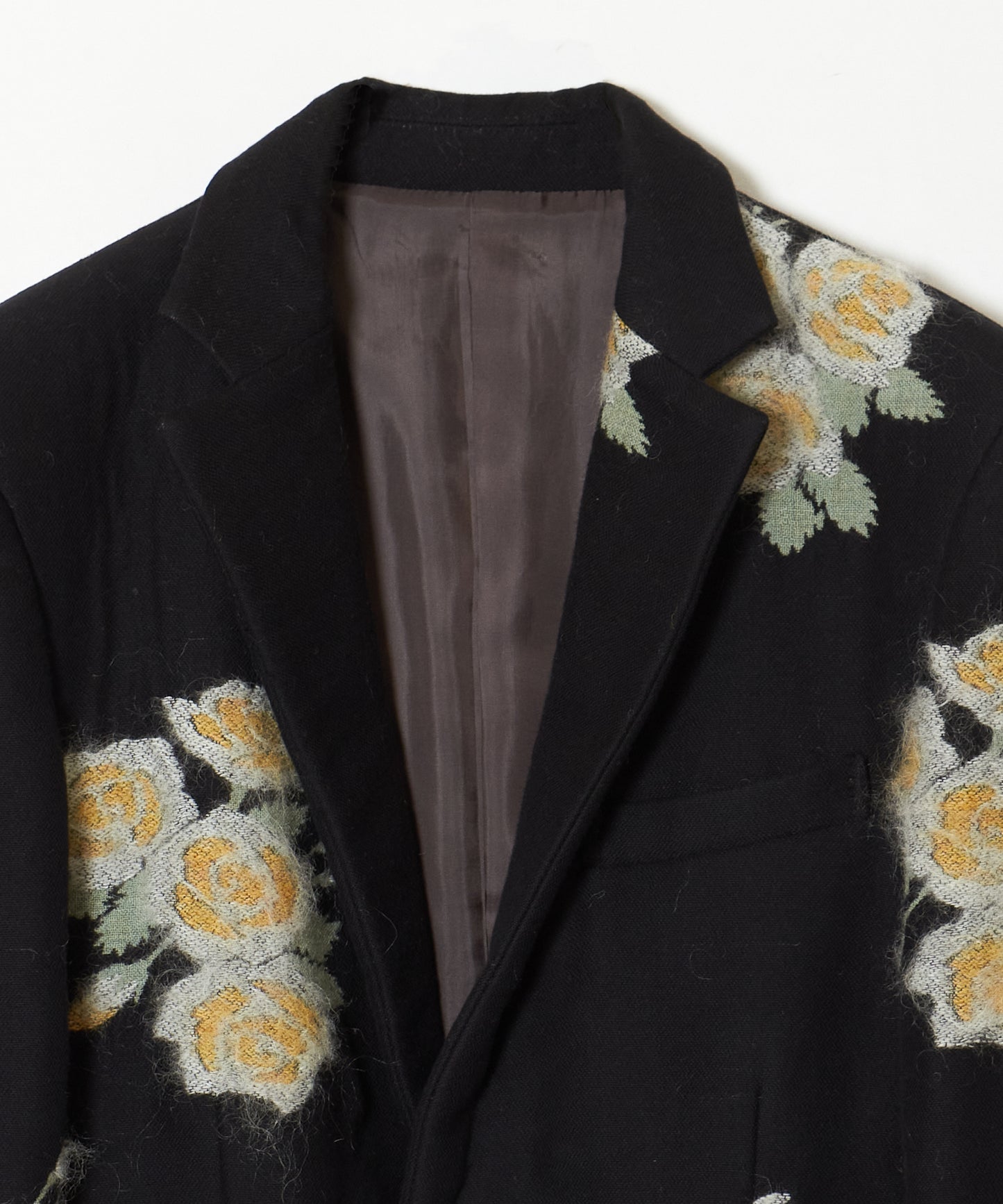 pink(yellow) rose jacquard jacket 【Delivery in August 2023】