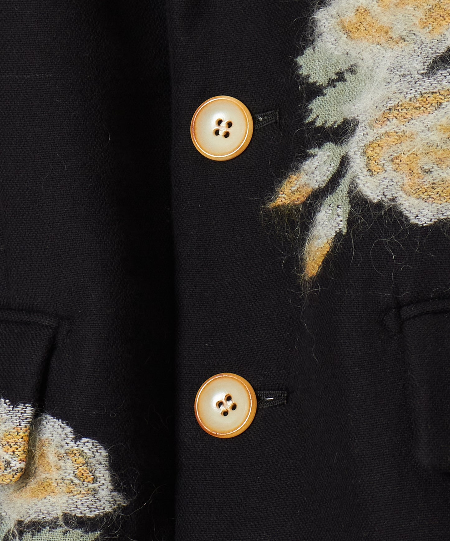 pink(yellow) rose jacquard jacket 【Delivery in August 2023】