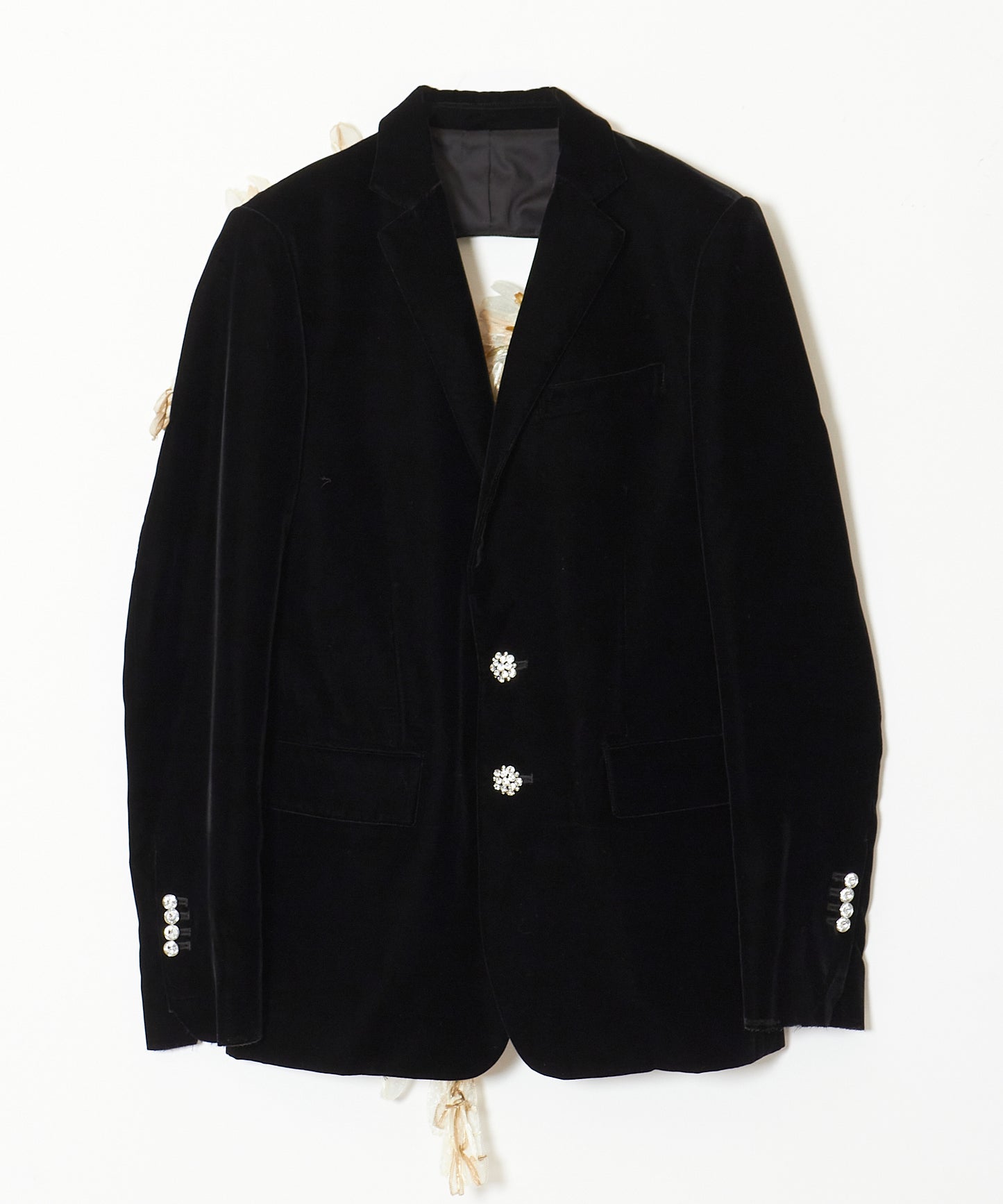 angel wing velvet jacket