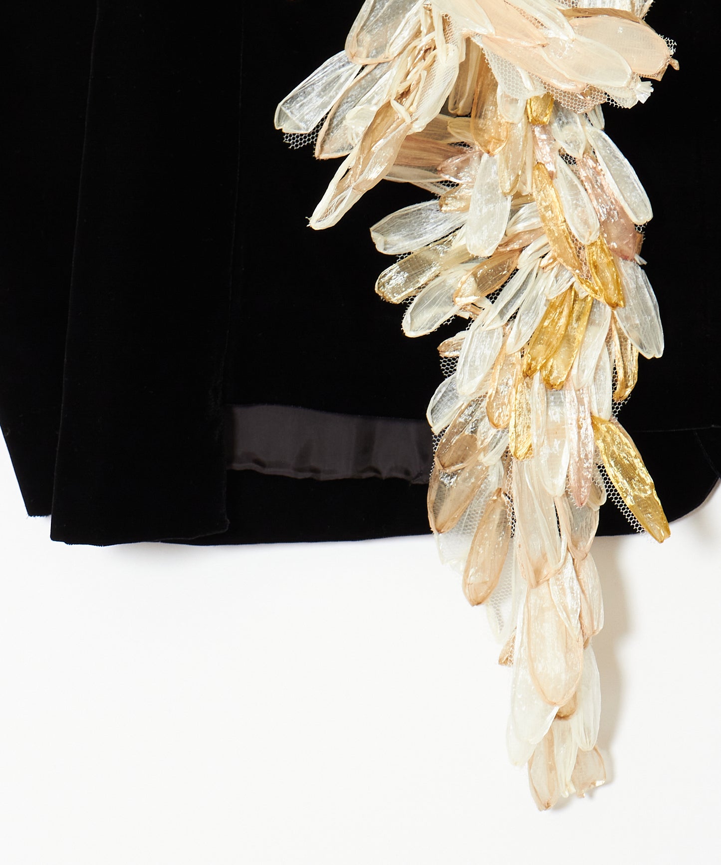 angel wing velvet jacket