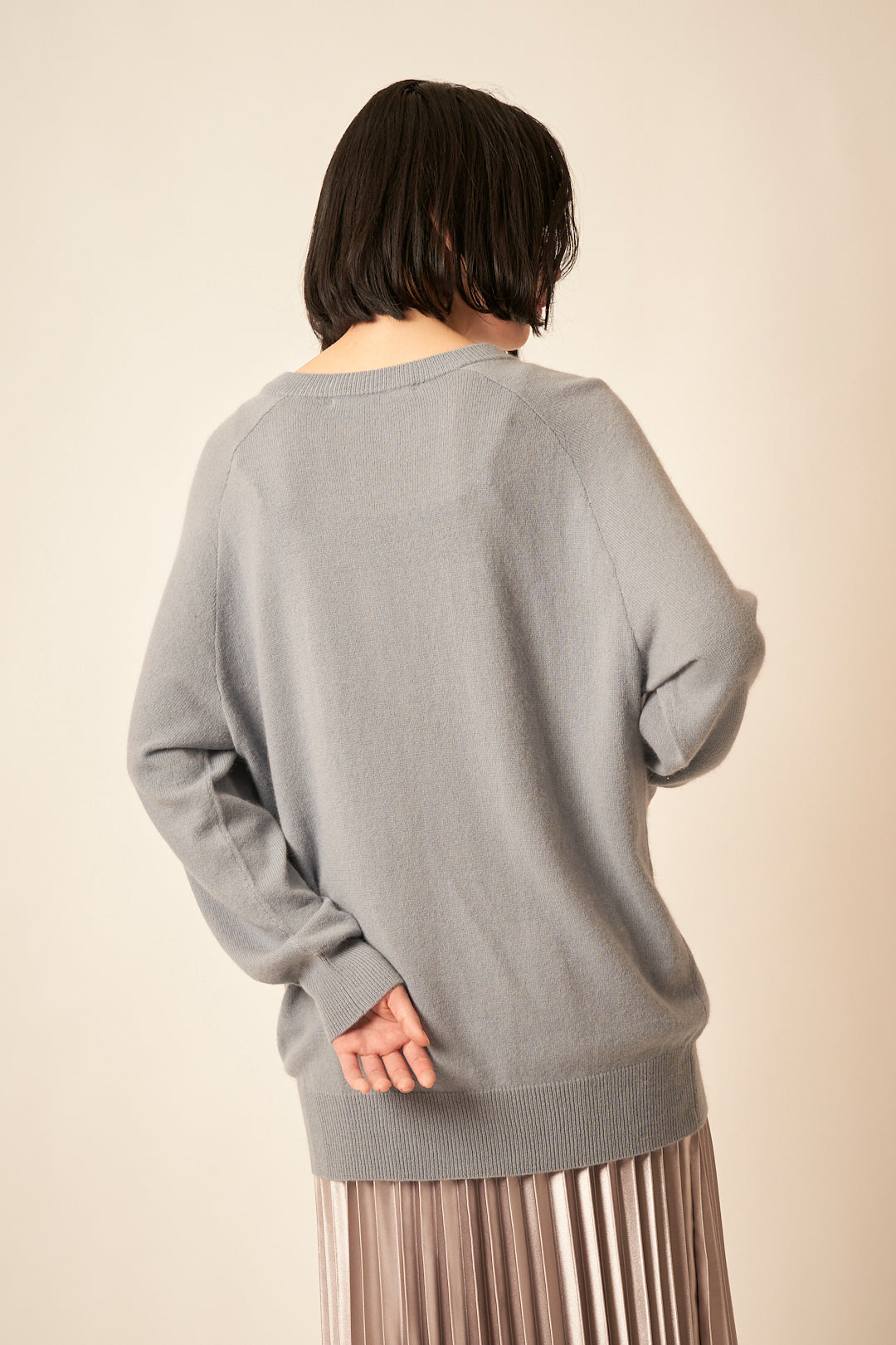 BONSAI Knit (Hand embroidery) SAX【Stock】