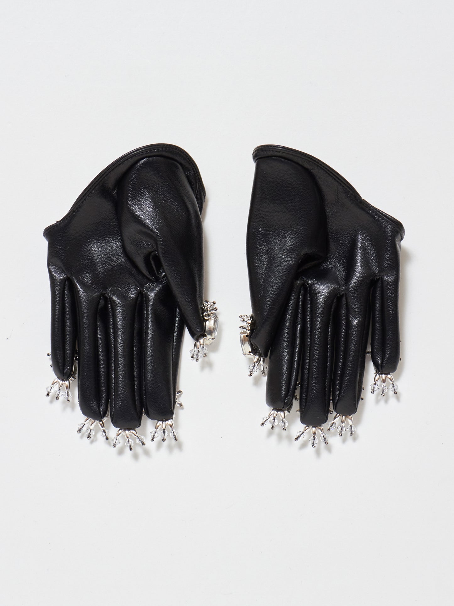 bijou faux leather half globe (Right & Left)【Delivery in January 2023】