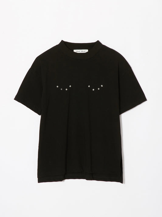 ribbon bijou T-shirt【Delivery in January 2023】