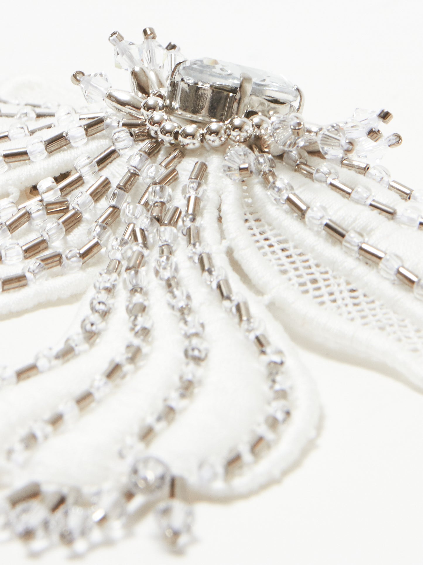 Bijou ribbon barrette【Stock】