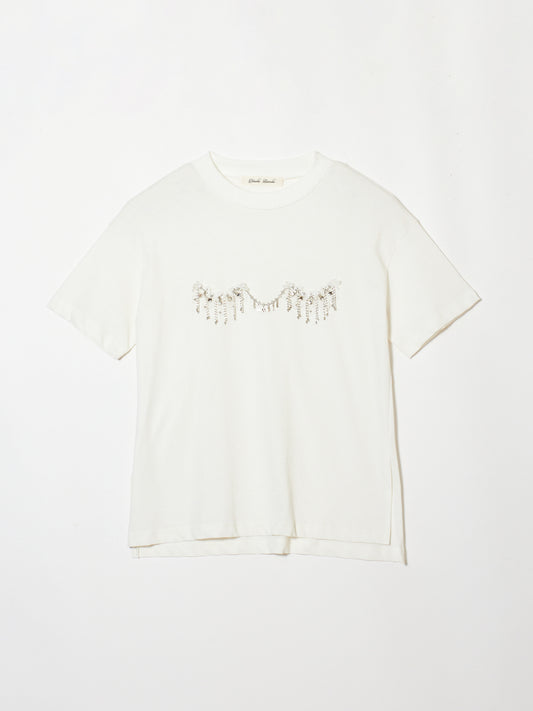 Angel bra dress.T-shirt(Non wire) White【Stock】