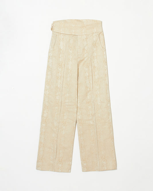 champagne gold moire pants【Delivery in March 2023】