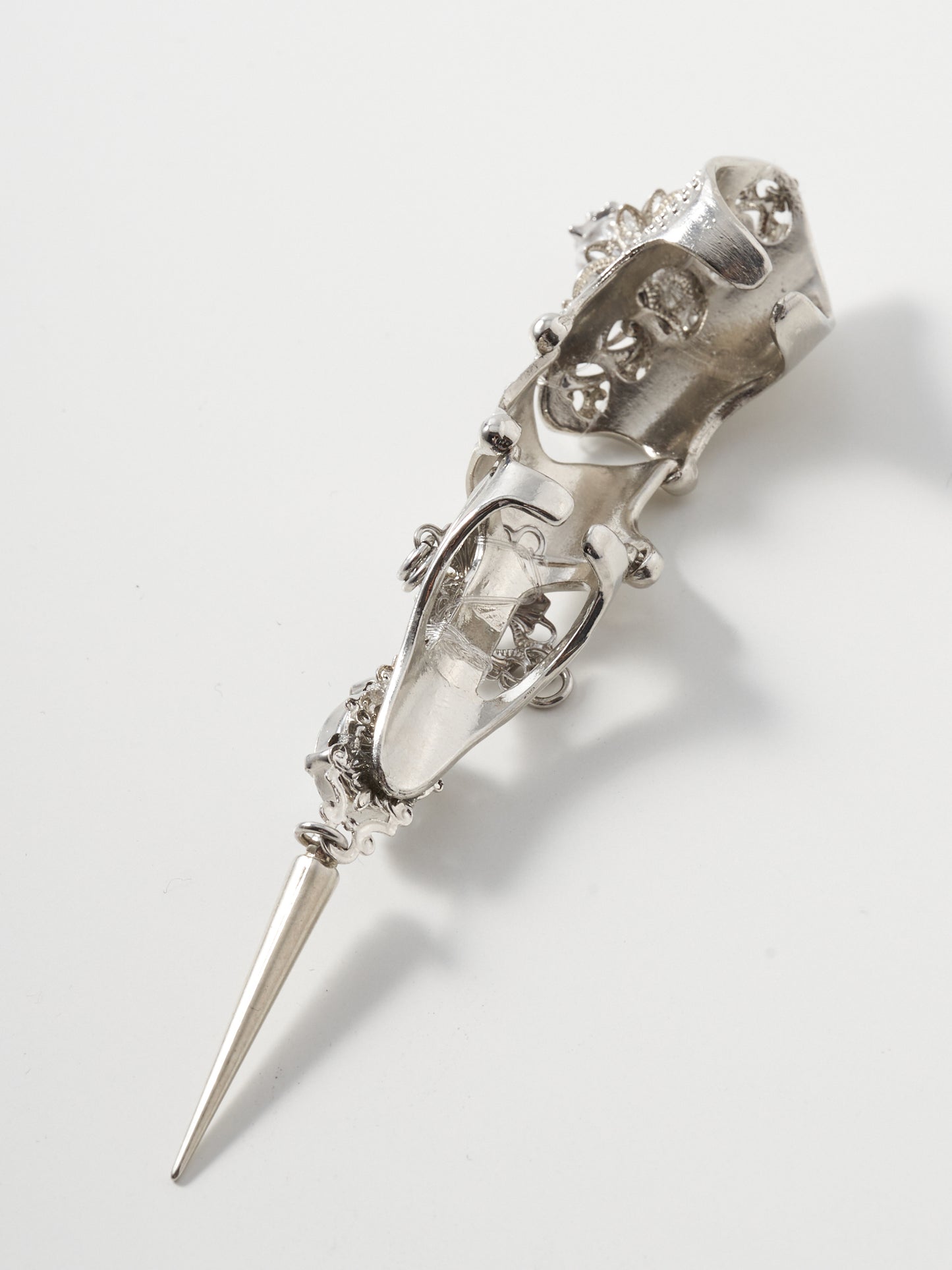 villain silver armor rings【Delivery in March 2024】