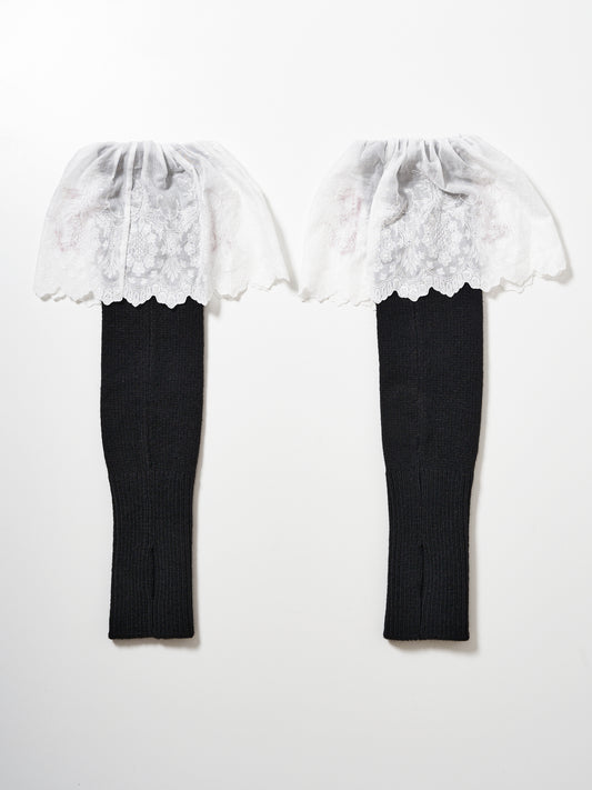 red LOVE arm warmer black【Stock】