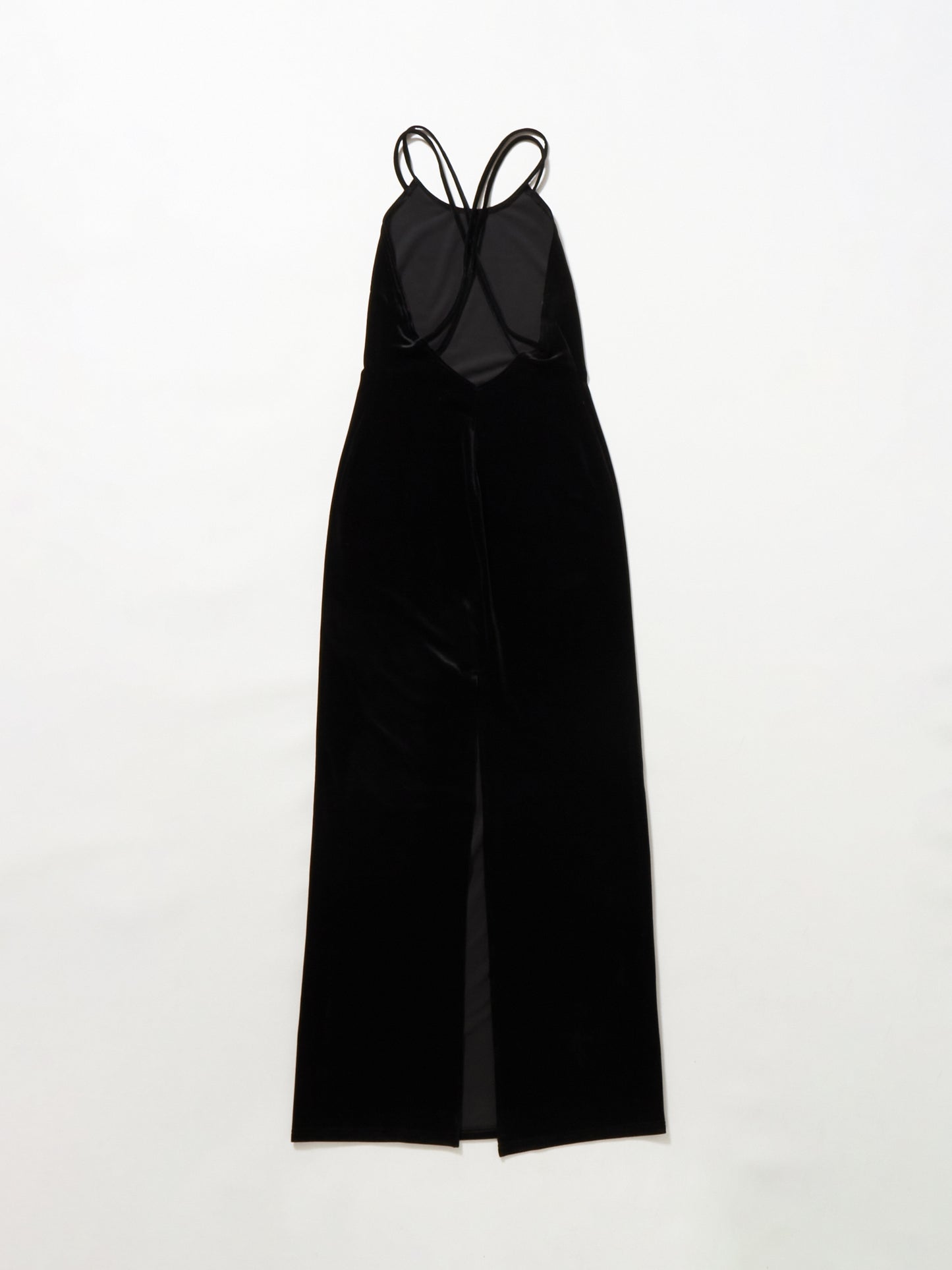 velour cami-onepiece Black【Stock】