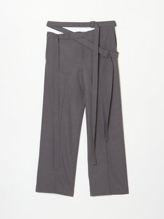 three belted pants【Delivery in January 2023】