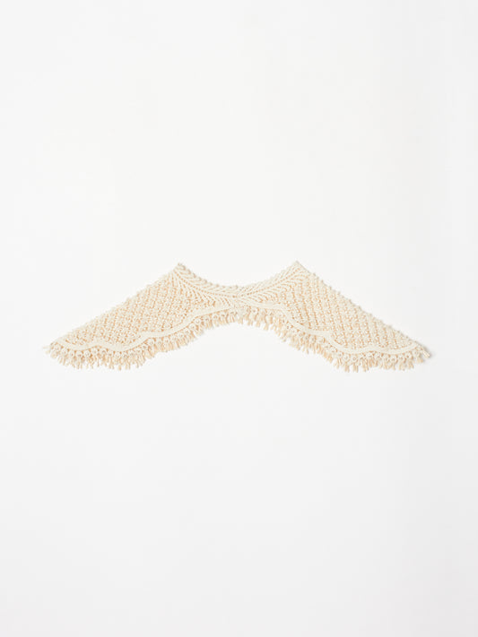 beige collar epaulet【Delivery in December 2023】