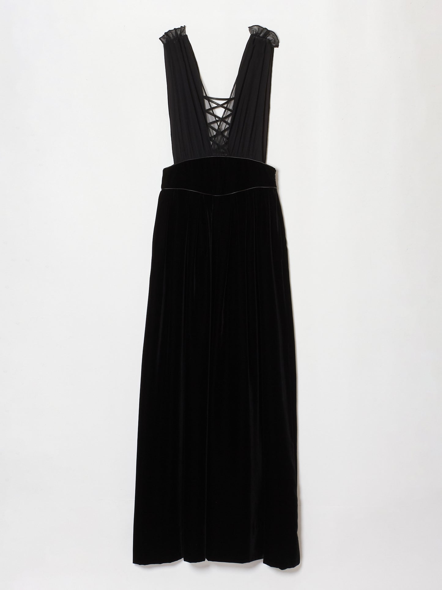 Front tulle velvet dress【Delivery in December 2024】