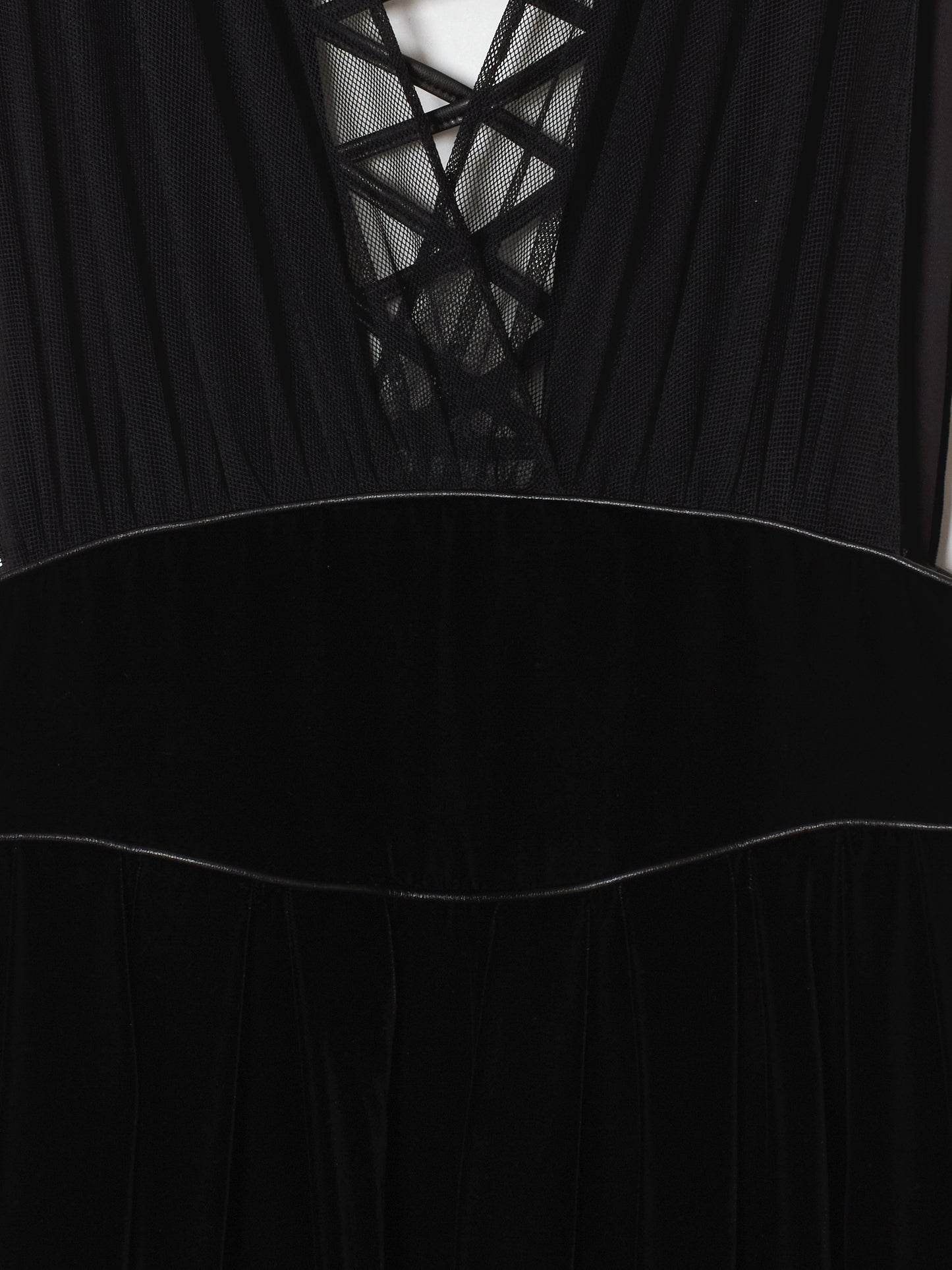 Front tulle velvet dress【Delivery in December 2024】