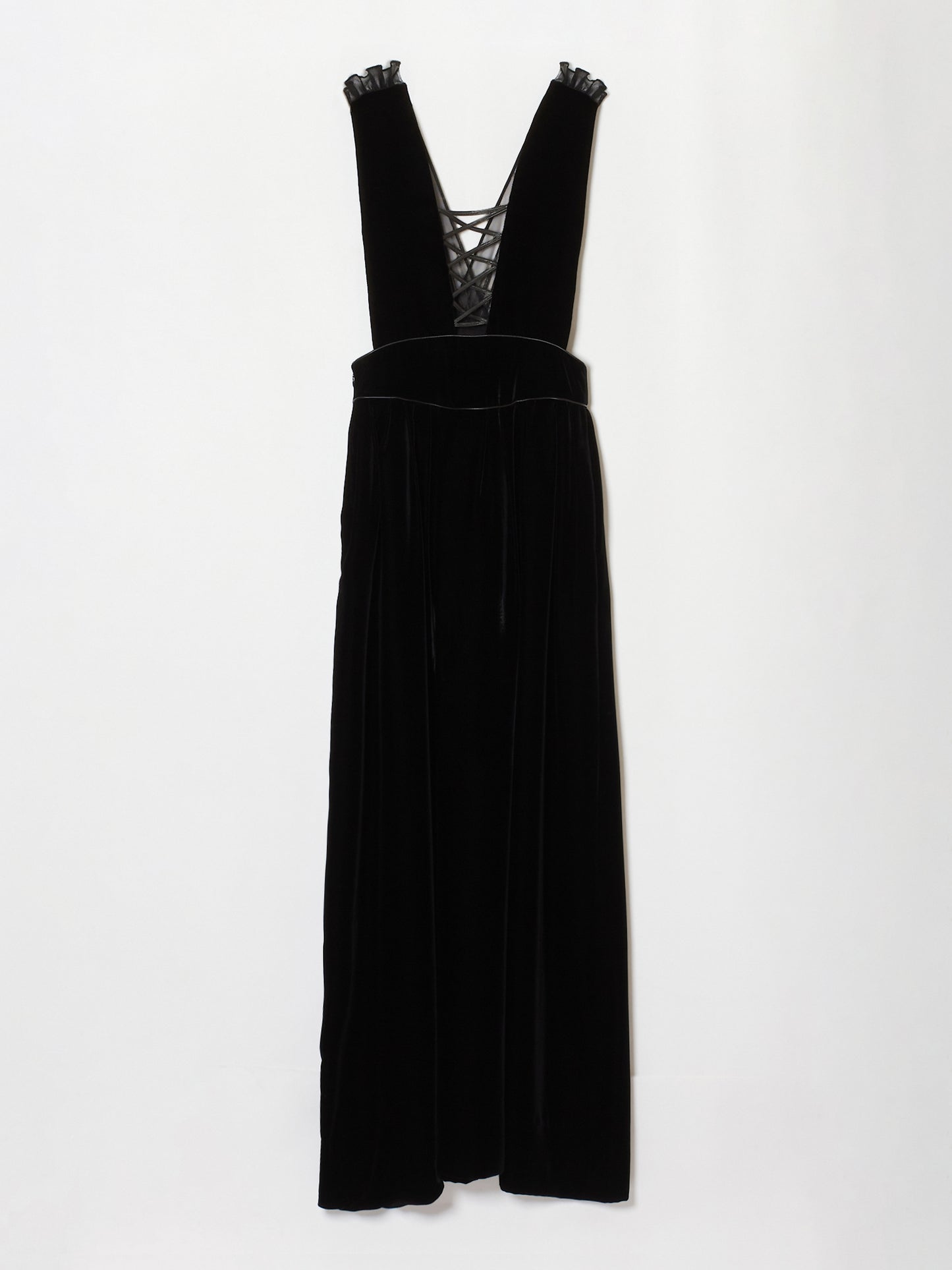 Front tulle velvet dress【Delivery in December 2024】