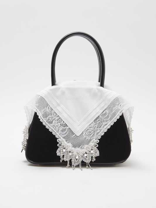 White handkerchief handbag【Delivery in February 2026】