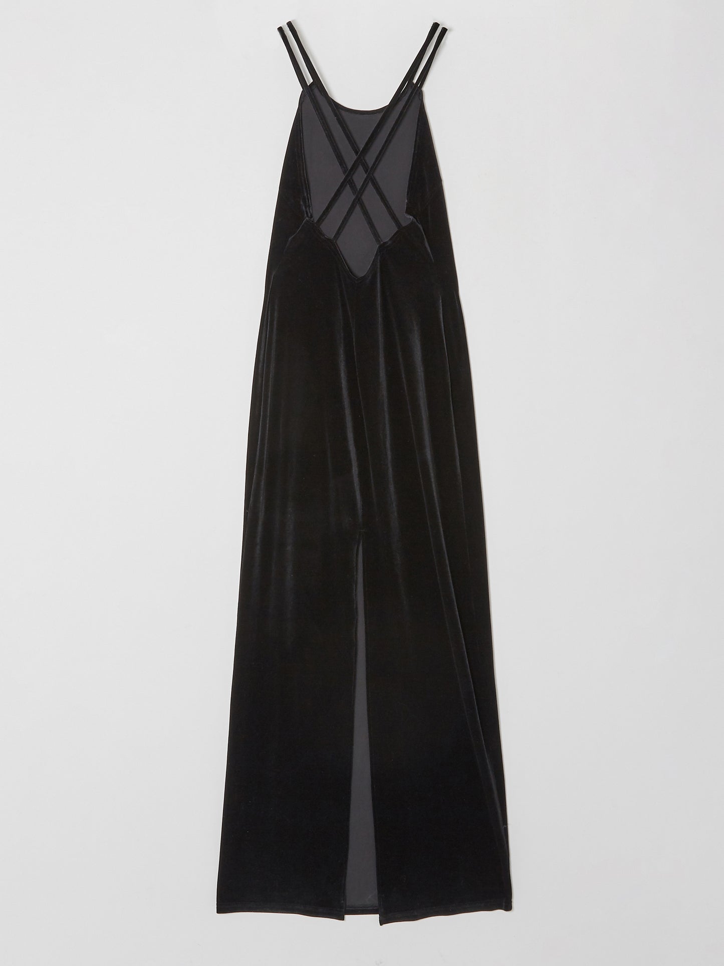 velour cami-onepiece Black【Stock】