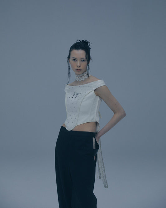 white horse corset【Delivery in January 2023】