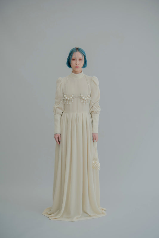 pearl bra dress【Delivery in November 2025】