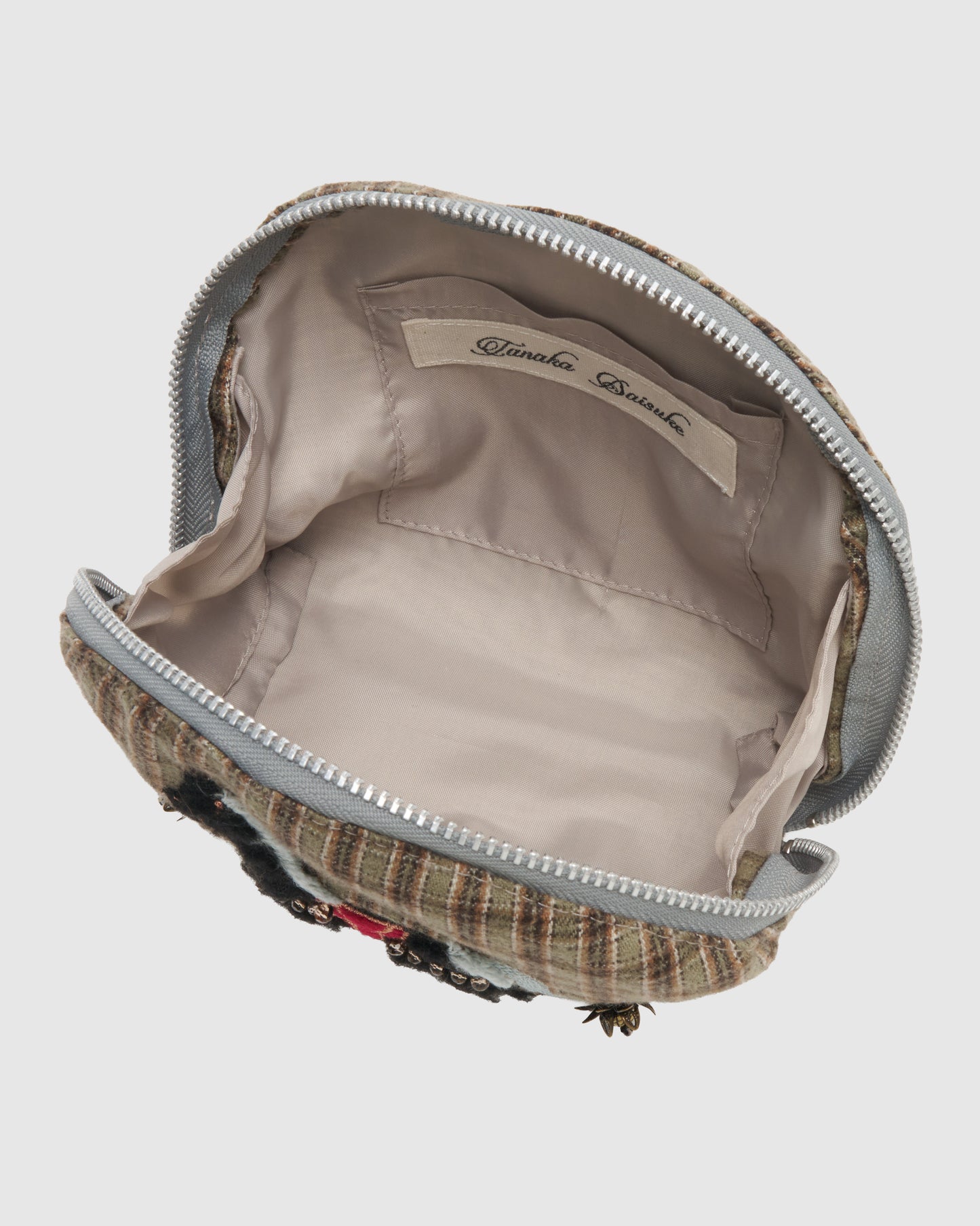 【New item】rocking horse check pouch Moss green【Delivery in April 2026】