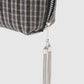 rocking horse check pouch Gray【stock】