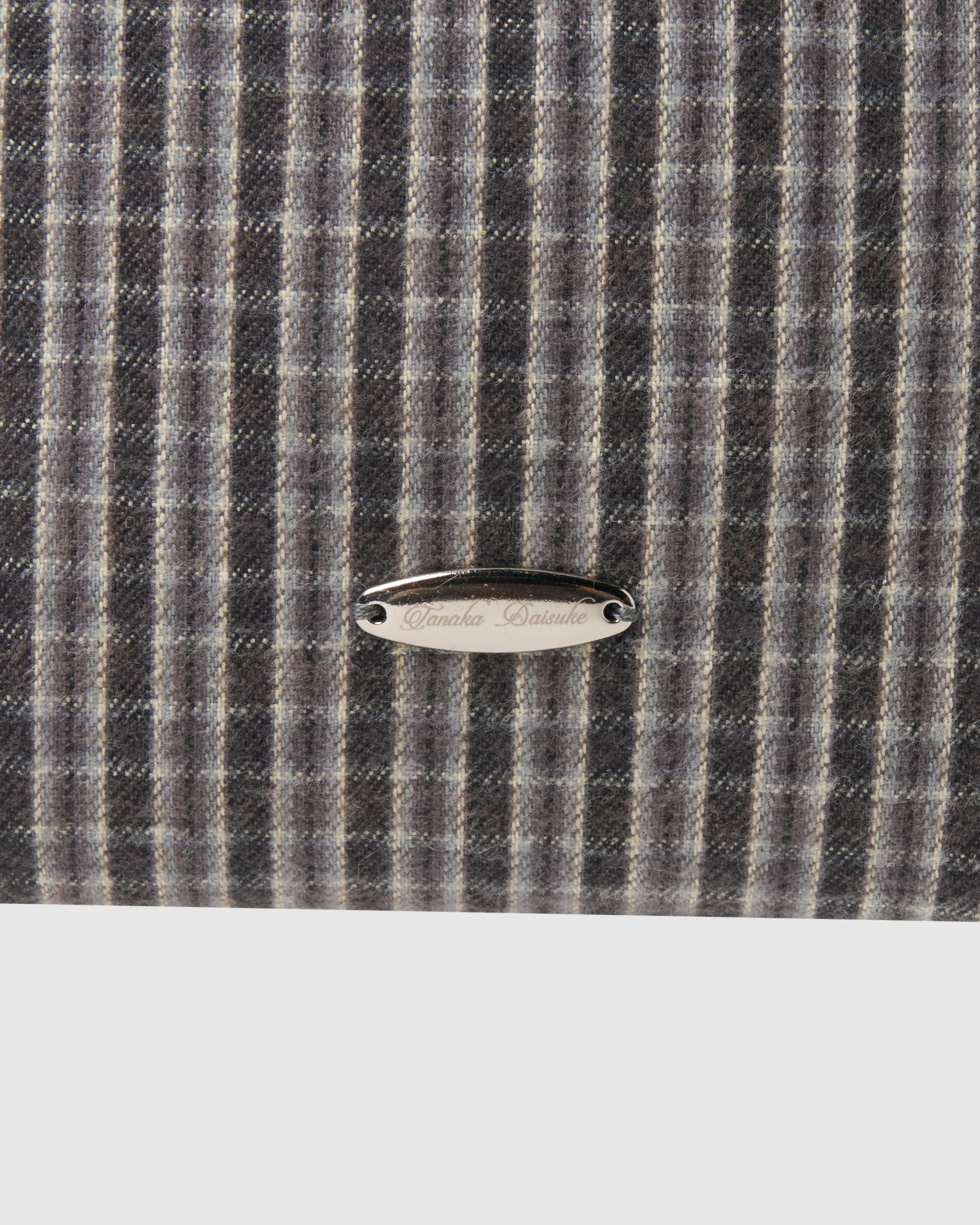 tanakadaisuke(タナカダイスケ)|ポーチ|rocking horse check pouch Gray
