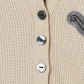 rocking horse patch thermal tops Beige【stock】