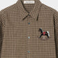 【New item】rocking horse check shirt Moss green【Delivery in April 2026】