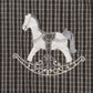 【New item】rocking horse check shirt Gray【Delivery in April 2026】