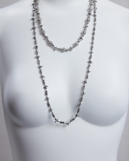 meteorite silver brother necklace【Delivery in August 2026】